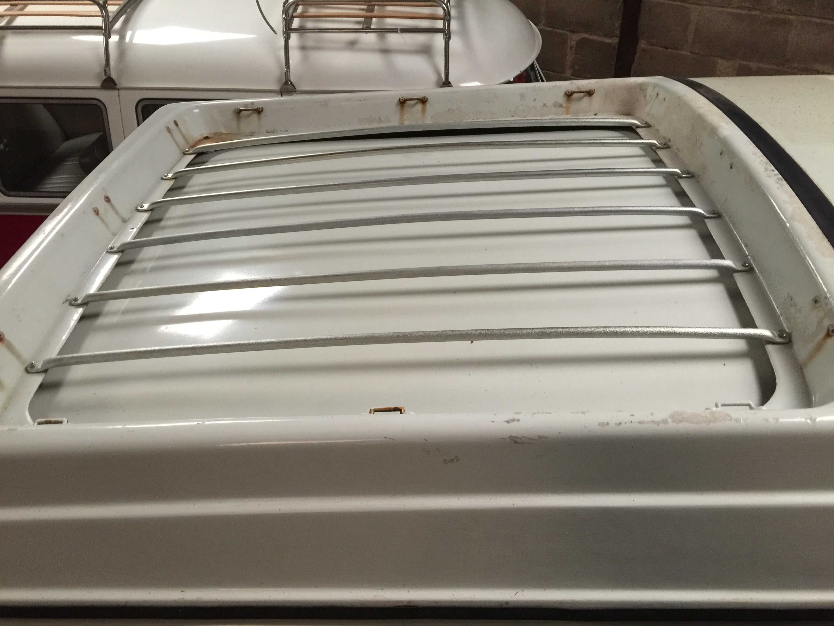 Westfalia Steel Roof Bar for Early Bay NLA VW Parts