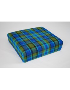 Blue Plaid Booster seat for Westfalia Late Bay Camper 2