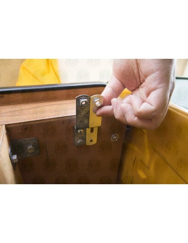 Westfalia Berlin Spare Wheel Wooden Cover Top Metal Bracket