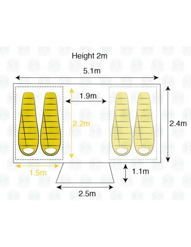 Inner Tent for Inflatable Driveaway Awning