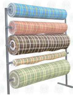 Westfalia Beige Plaid Seat Cloth as Original by the Metre 2