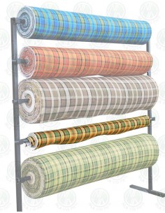 Westfalia Yellow Plaid Seat Cloth as Original per Metre 2