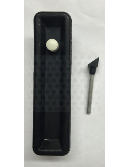 Black Westfalia Handle with White Push Button