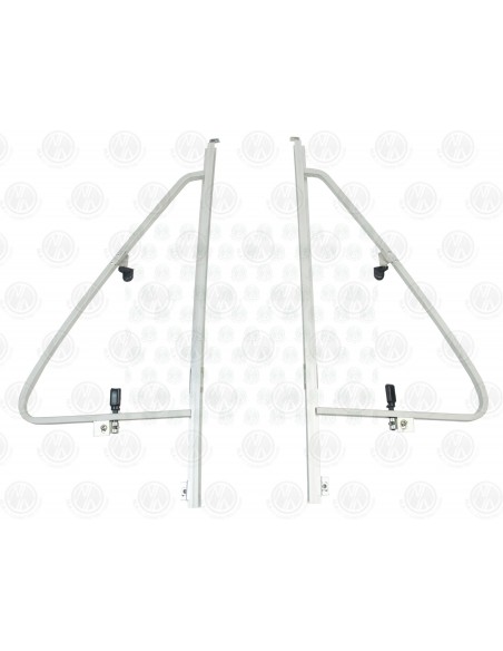 Opening Quarter Light Bar Frames with Rubber & Glass for T25 (Pair)