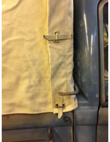 Heavy Duty waterproof cotton Canvas fits original Steel Hoops for loading bed on VW T2 Splits Single Cab 1950-1967