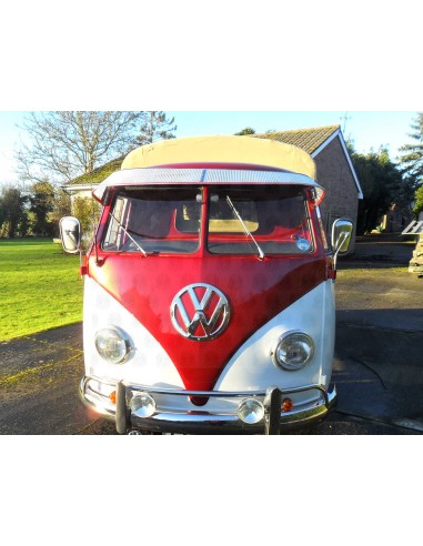 Heavy Duty waterproof cotton Canvas fits original Steel Hoops for loading bed on VW T2 Splits Single Cab 1950-1967