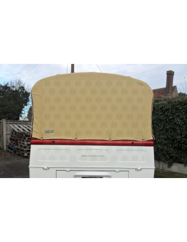 Heavy Duty waterproof cotton Canvas fits original Steel Hoops for loading bed on VW T2 Splits Single Cab 1950-1967