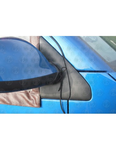 Magnetic Mosquito Nets (Pair) for VW T5 / T6 Cab Window in Brown
