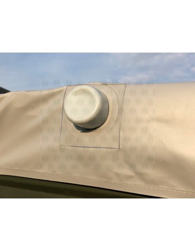 VW T25 DOKA PVC Cover with front metal bow for original steel frame