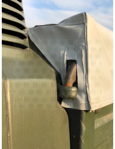 VW T25 DOKA PVC Cover with front metal bow for original steel frame