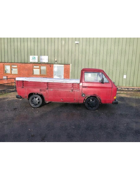 VW T25 DOKA PVC Cover with front metal bow for original steel frame VW T25 DOKA PVC Cover with front metal bow for original steel frame