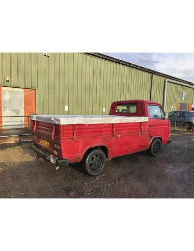VW T25 DOKA PVC Cover with front metal bow for original steel frame