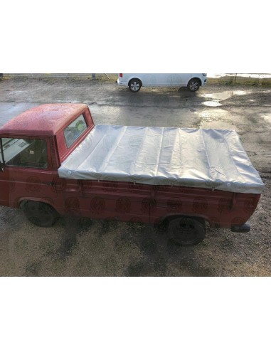 VW T25 DOKA PVC Cover with front metal bow for original steel frame