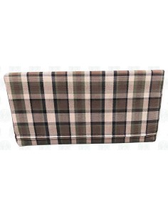 Westfalia Helsinki wedge foam cover in Beige plaid for the side seat 2
