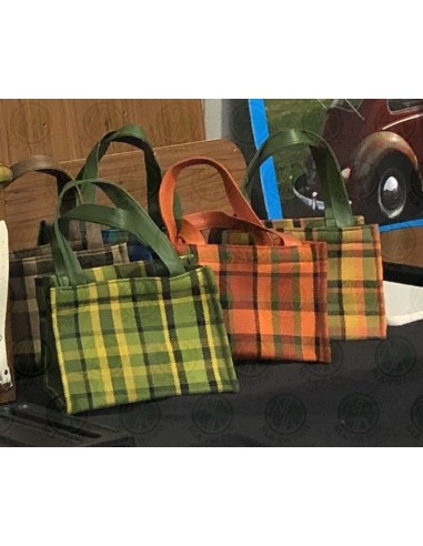NLA Westy Westfalia hand bag in Green plaid