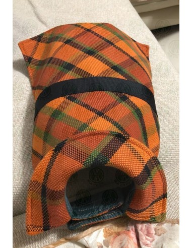 NLA Westfalia yellow plain material dog coat double sided with waterproof layer inside small