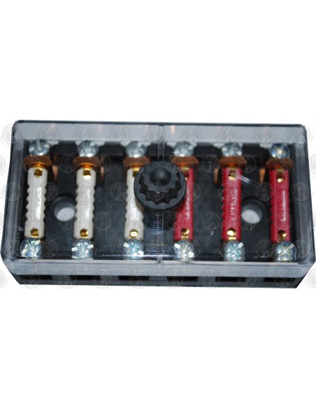 6 Way Auxiliary Fuse Box with Fuses