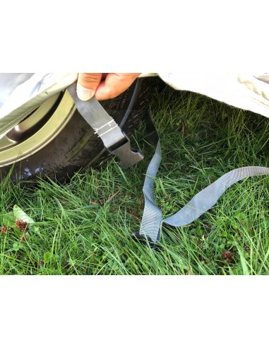 Deluxe Classic Porsche Cover In/Outdoor waterproof Silver cotton lining