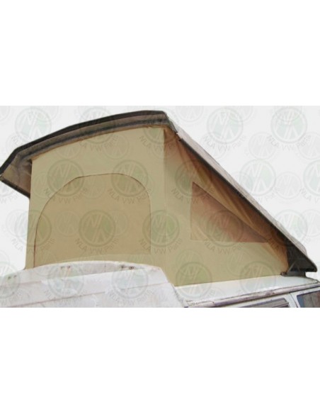 Basic Early Bay Roof Canvas, 3 Windows in Tan
