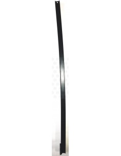 VW T2 Aluminum quarter light upright bar Black LHS 2