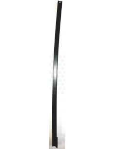 VW T2 Aluminum quarter light upright bar Black LHS 2