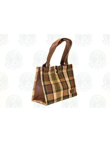 NLA Westy Westfalia hand bag in Green plaid