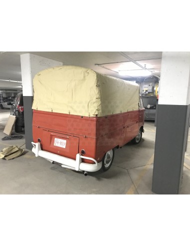 Heavy Duty waterproof cotton Canvas fits original Steel Hoops for loading bed on VW T2 Splits Single Cab 1950-1967