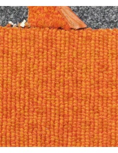 Westfalia bay window cab carpet in green 2