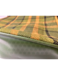 Westfalia VW Front Seat Cover Beading in Green 2