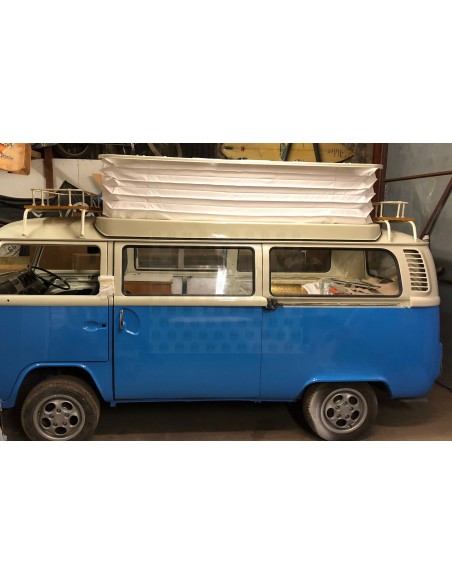 Devon Pop Top Roof Bellow white PVC with Concertina sides for VW Bay 68-75