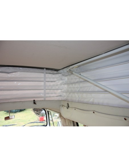 Devon Pop Top Roof Bellow white PVC with Concertina sides for VW Bay 68-75