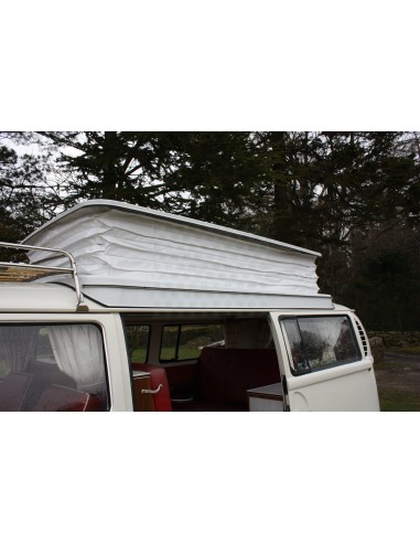 Devon Pop Top Roof Bellow white PVC with Concertina sides for VW Bay 68-75