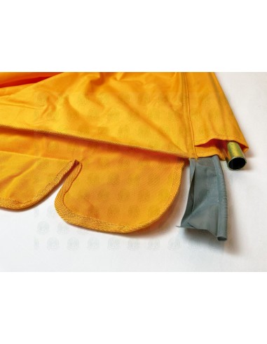Top Quality Vintage Sun Canopy for VW T2s & T25s in Orange with Gutter Pole and Clamps