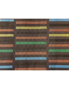 VW Westfalia T25 Van Dyck EN Dark Brown Backrest 3/4 Width Cover for Rock and Roll Seat 2