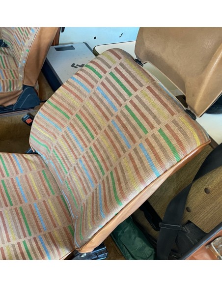 VW Westfalia T25 Front Seat Backrest Cover in Gazelle EP Light Brown