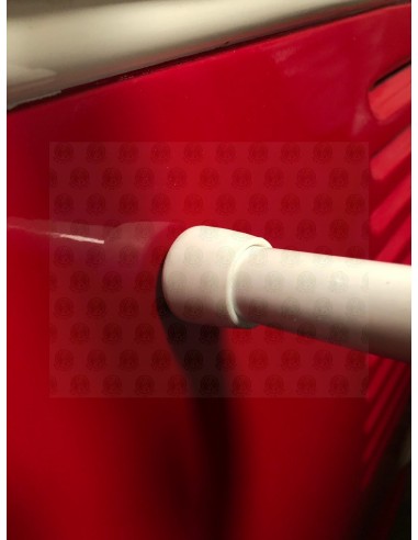 White Powder Coated Steel Folding Ladder for NLA VW Roof Rack