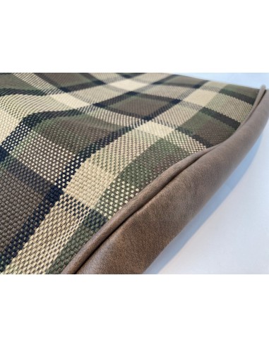 Westfalia Late Bay Full Back Seat Cover in Beige Plaid 1975 - 1979