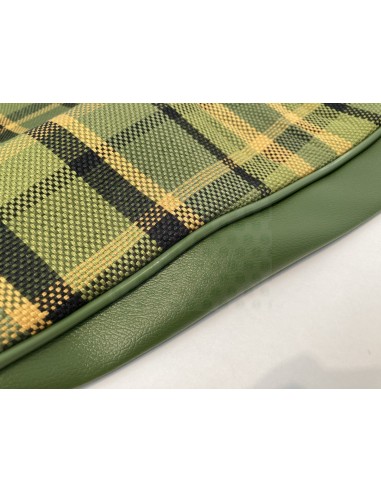 Westfalia Late Bay Full Back Seat Cover in Green Plaid 1975 - 1979