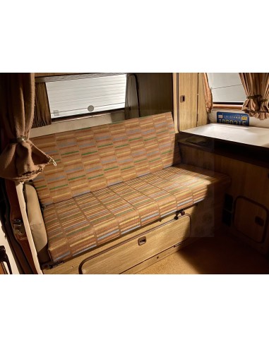 VW Westfalia T25 Gazelle EP Light Brown Backrest 3/4 Width Cover for Rock and Roll Seat