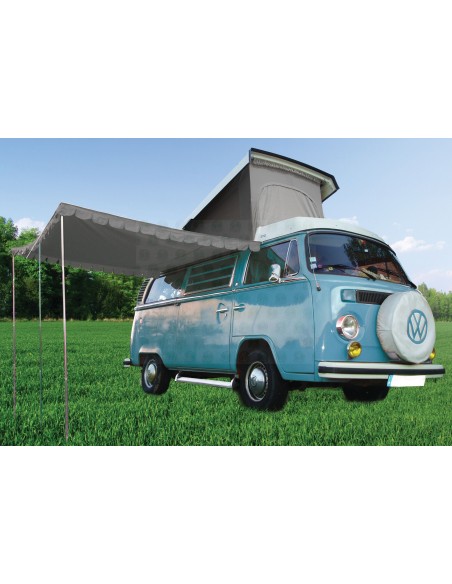 Grey Vintage Sun Canopy (Rubber Strip)
