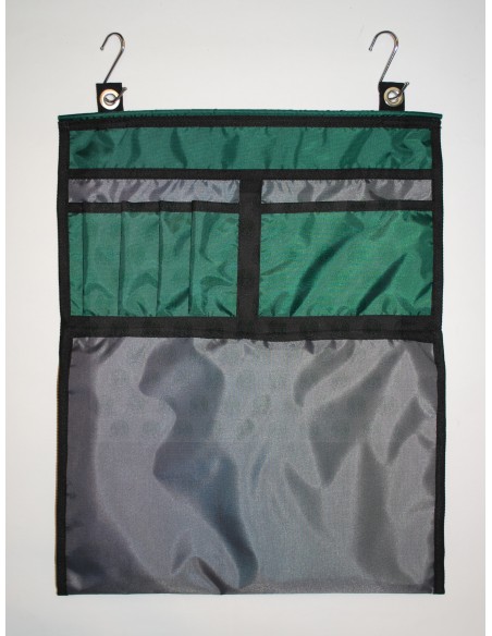 12 Pocket Green and Grey Tent Tidy