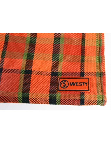 NLA Westy Westfalia Large Handbag in Orange Plaid