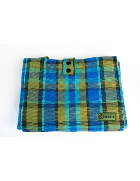 NLA Westy Westfalia Large Handbag in Blue Plaid
