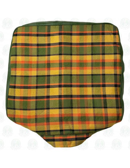 Early Bay Front Open Back Cover in Yellow Plaid