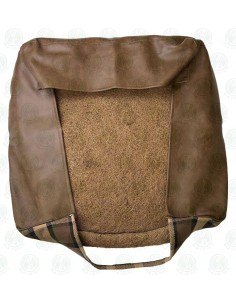 Early Bay Front Open Back Cover in Beige Plaid 2