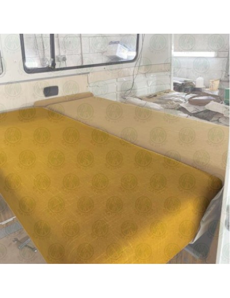 Westfalia Stockholm Mustard Yellow Fabric Rock and Roll Seat Bottom Cover for Early Bay 1967-1973