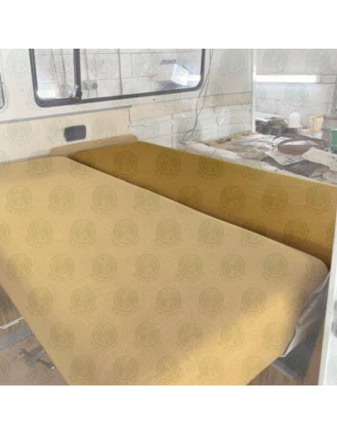 Westfalia Stockholm Mustard Yellow Fabric Rock and Roll Backrest Cover for Early Bay 1967-1973