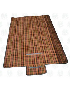 Picnic Blanket Westfalia Orange Plaid 2