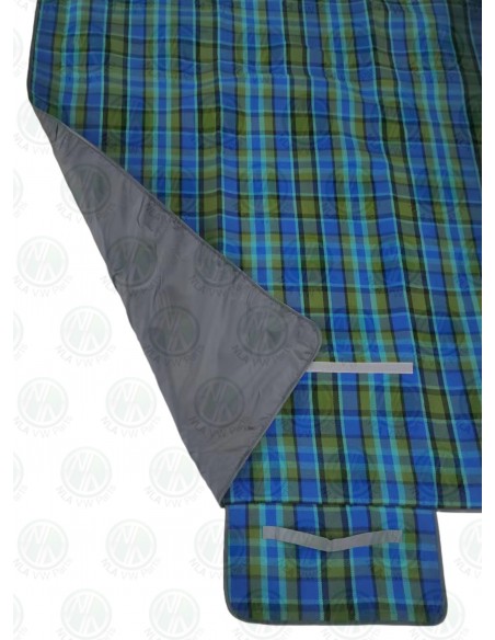 Picnic Blanket Westfalia Blue Plaid