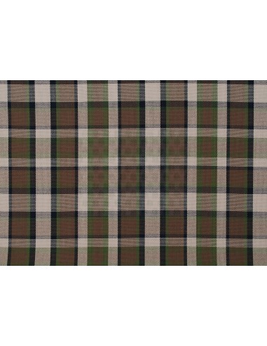 Westfalia Late Bay Full Back Seat Cover in Beige Plaid 1975 - 1979